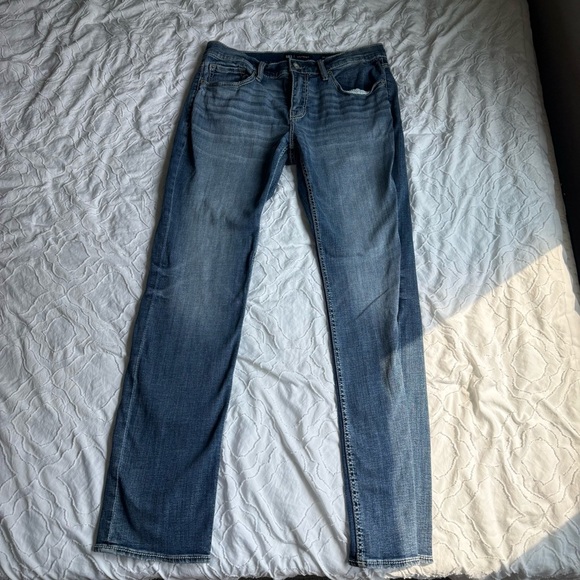 BKE Men's Jake Straight Jeans Lighter Wash Denim - Picture 1 of 10